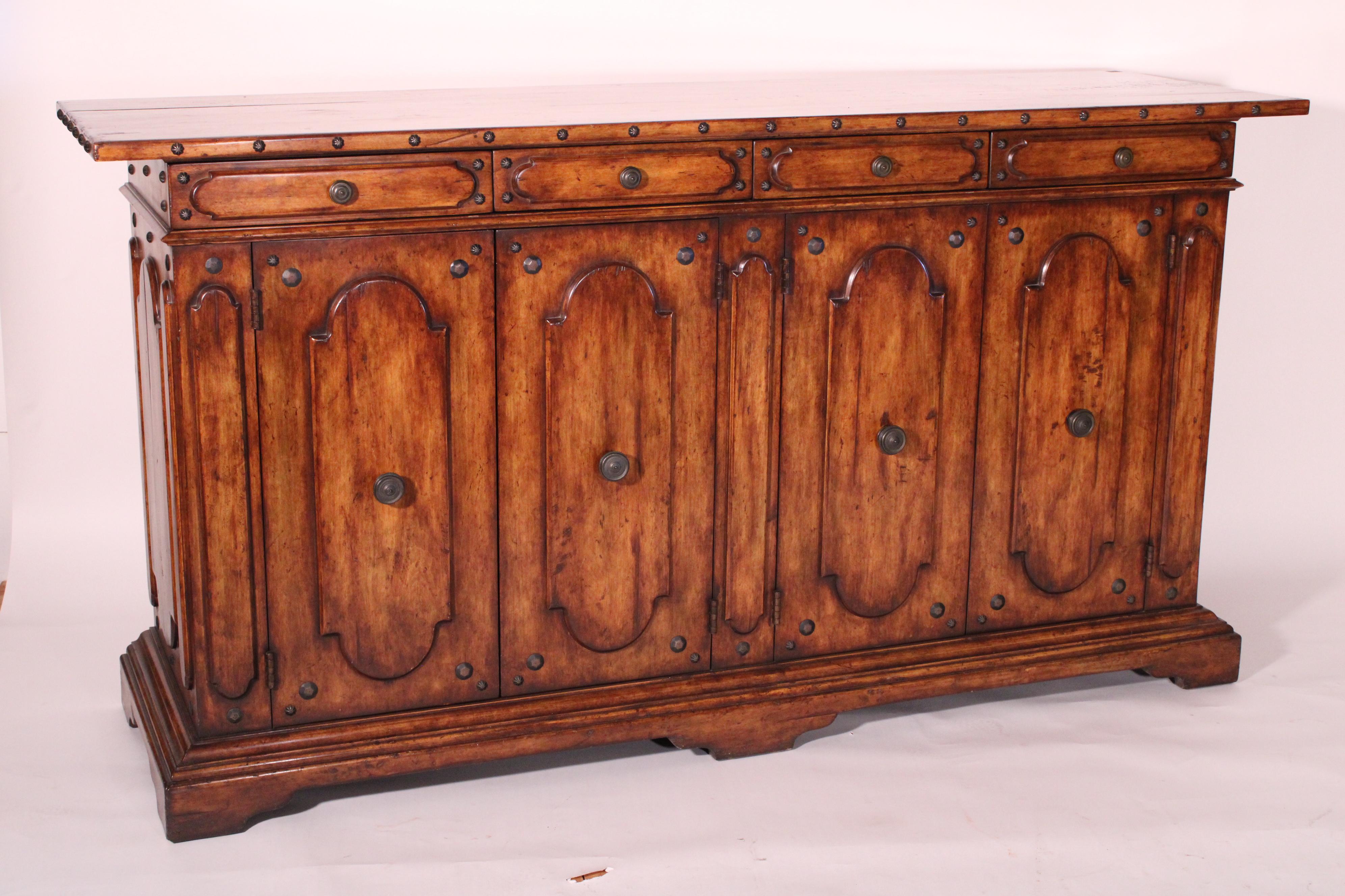 20th Century Baroque Style Credenza For Sale