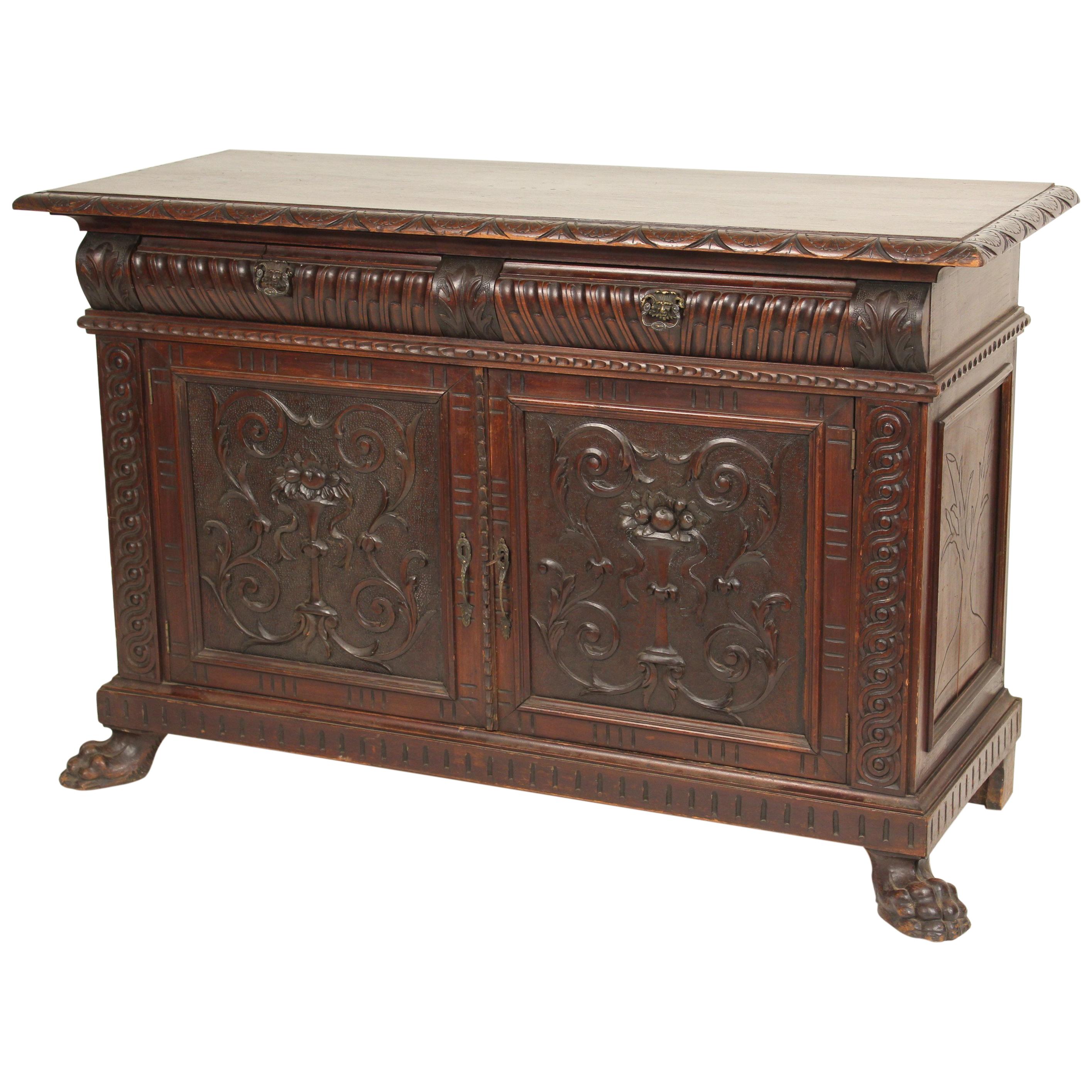 Spanish Colonial Style Credenza For Sale at 1stdibs