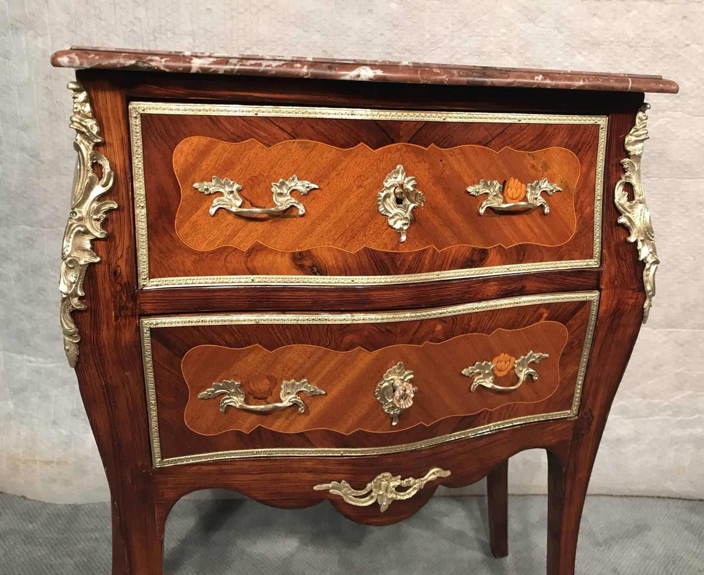 Baroque Style Dresser, France 19th century, Antique In Good Condition For Sale In Belmont, MA