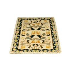 Tappeto ricamato in stile barocco, 57,5 x 34,6 pollici