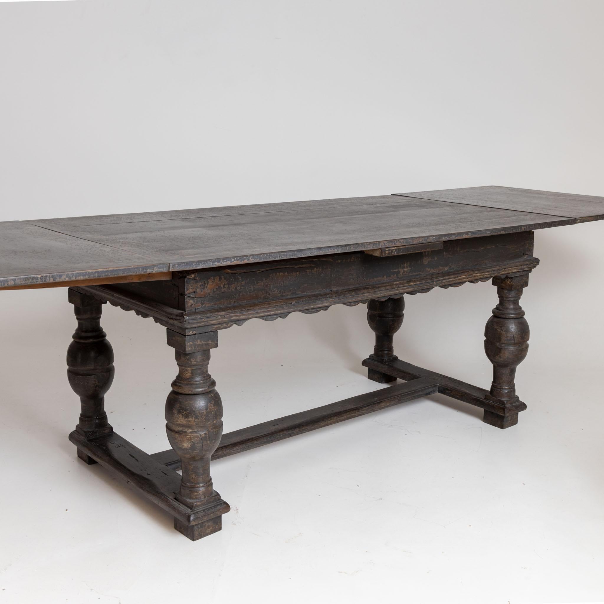 German Baroque-Style Extension Table, 18th Century