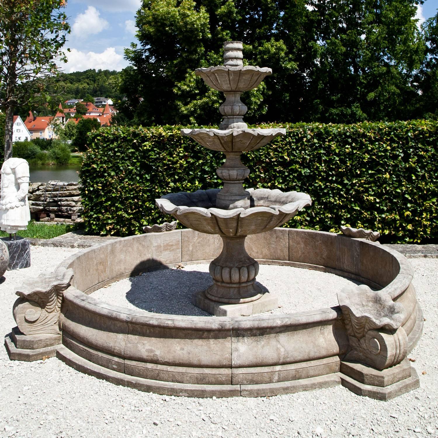 Baroque-Style Fountain, 21st Century In Excellent Condition In Greding, DE