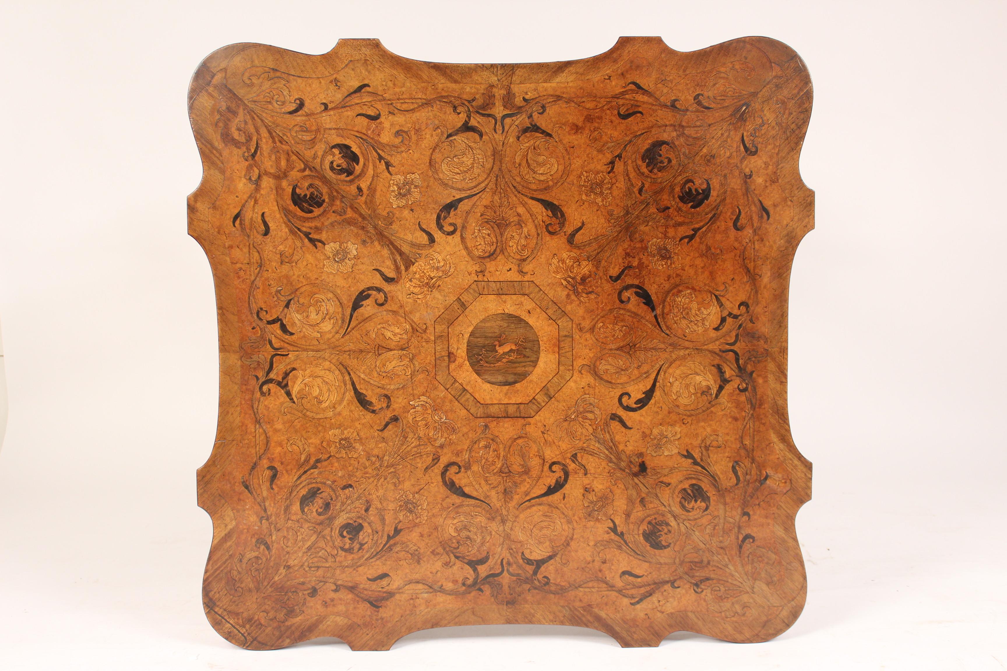 20th Century Baroque Style Games Table