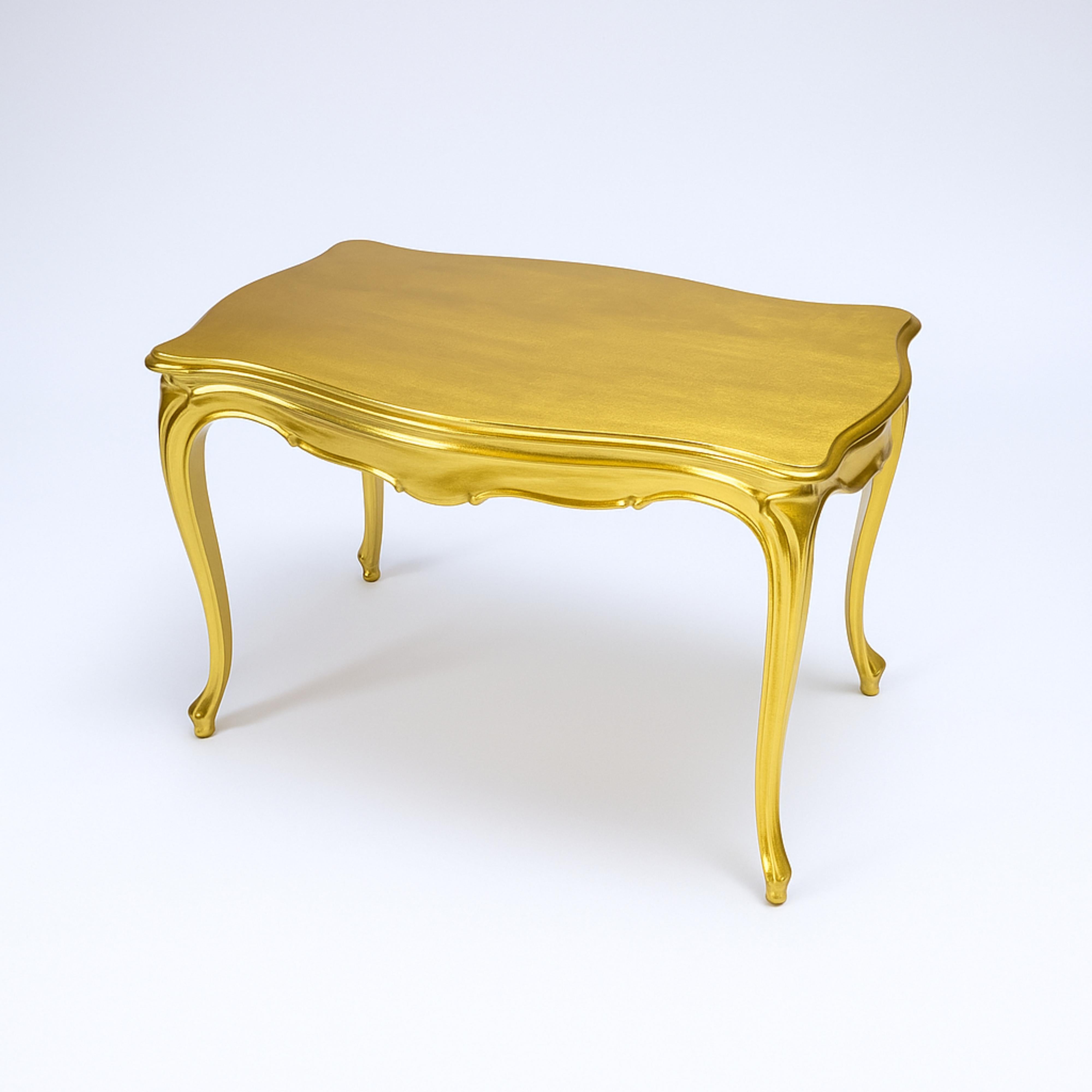 Barockschreibtisch aus vergoldetem Nussbaumholz, 20. Jahrhundert im Zustand „Gut“ im Angebot in Lisbon, PT