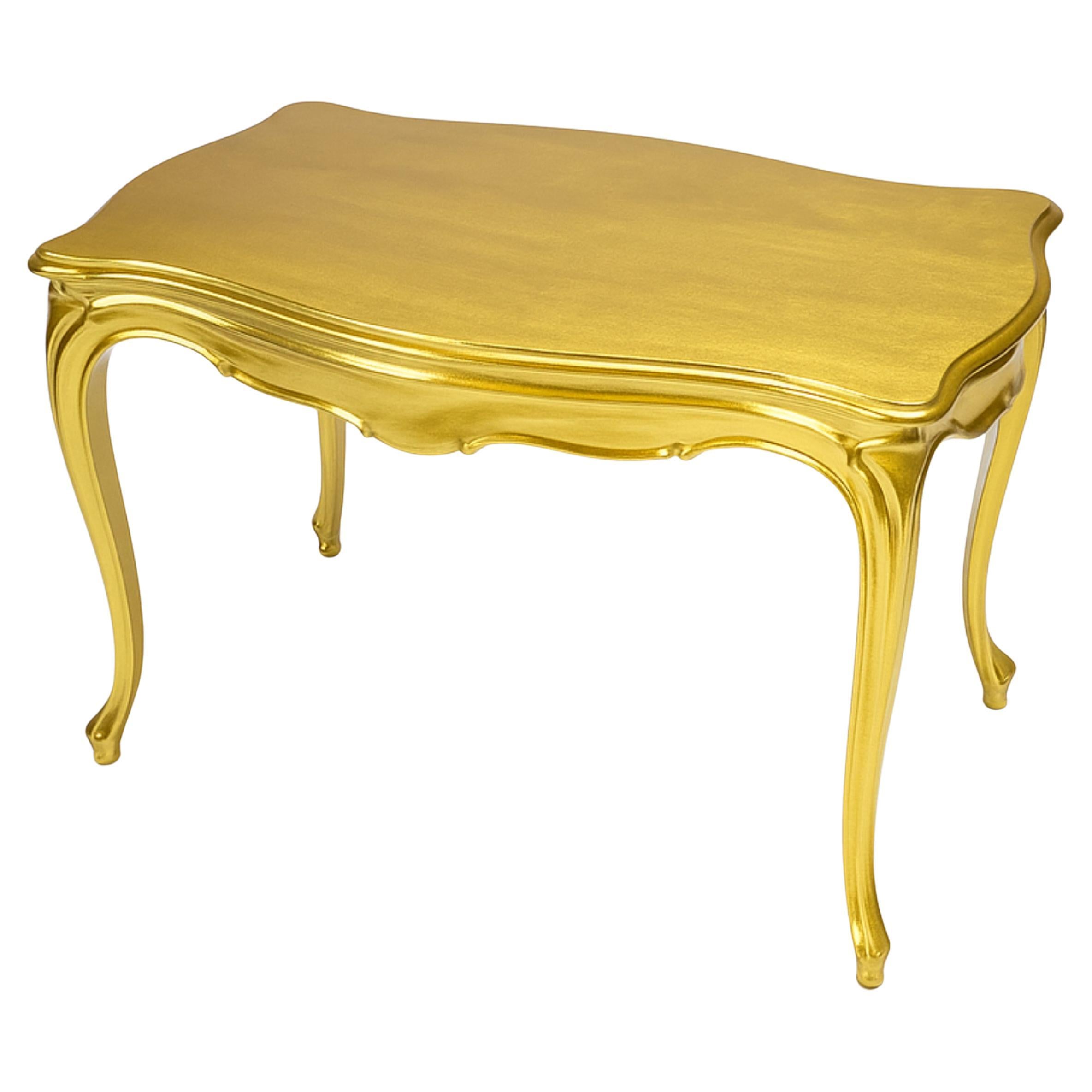 Baroque Style Gilt Walnut Desk, 20th Century