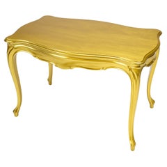 Baroque Style Gilt Walnut Desk, 20th Century
