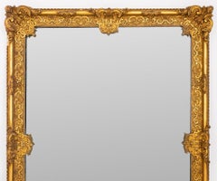 Baroque Style Giltwood Wall Mirror, 19th Century