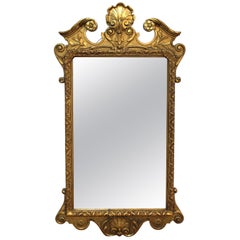 Antique Baroque Style Giltwood Wall Mirror
