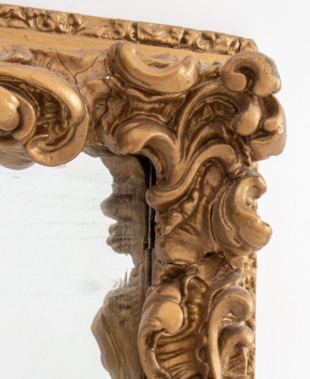 20th Century Baroque Style Gold-Painted Mirror