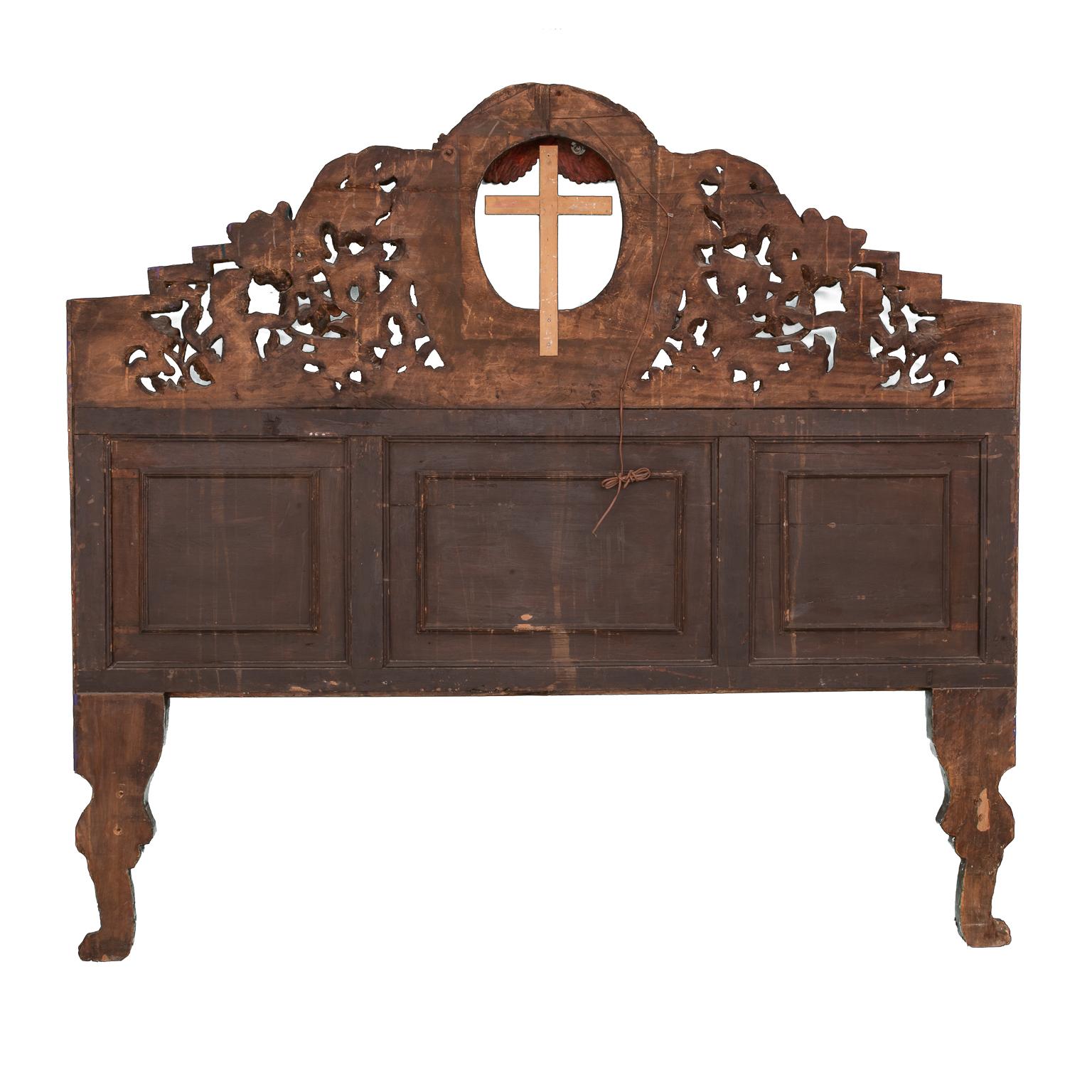 Mexican Baroque Style Headboard For Sale