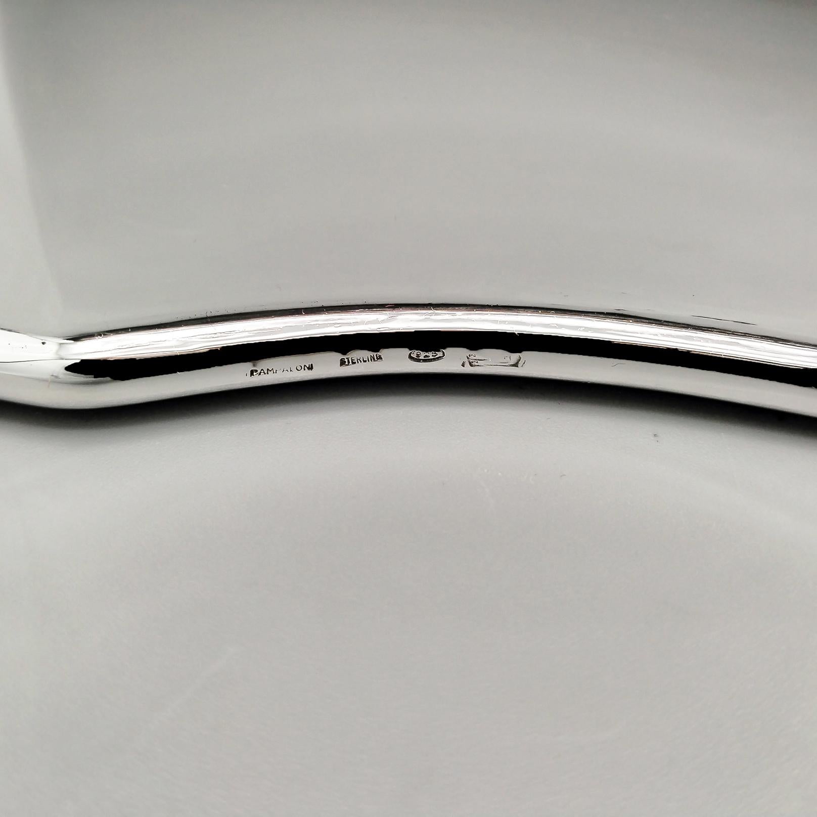 Joyero italiano de plata de ley de estilo barroco en venta 6