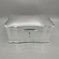 Baroque Style Italian Sterling Silver Jewelry Box