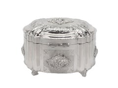 Schminktischschmuckkästchen aus italienischem Silber im Barockstil aus Lavor