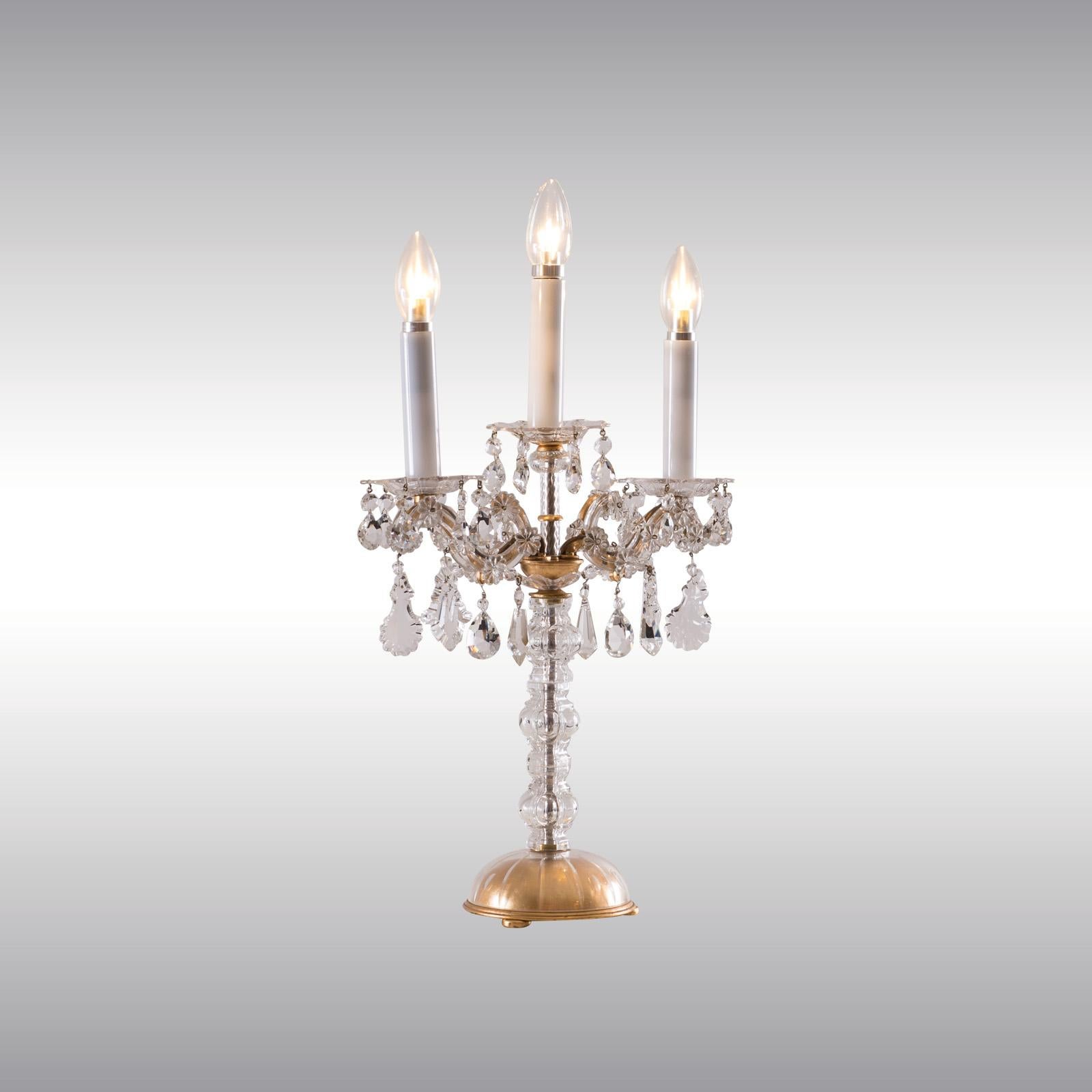 Baroque Revival  Baroque style Maria Theresia Table Light Candelabra 20th Century Original 1920  For Sale