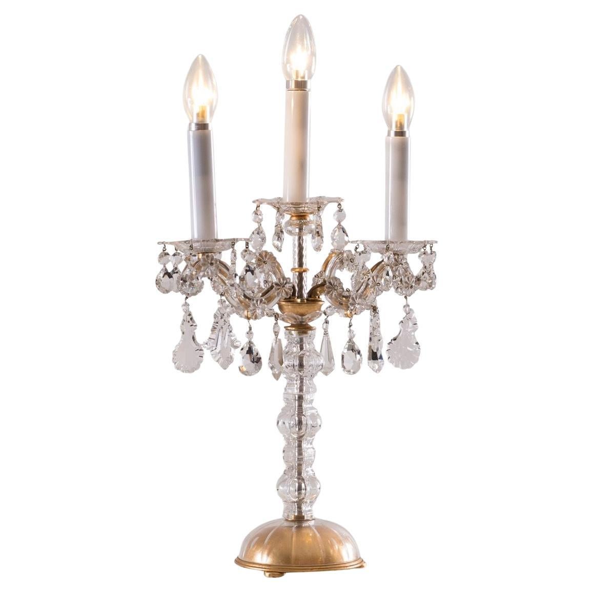 Candelabro da tavolo in stile barocco Maria Teresa 20° secolo originale 1920 in vendita