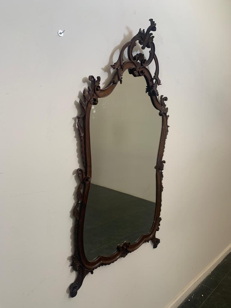 Baroque Style Mirror, 1950s In Excellent Condition For Sale In Montelabbate, PU