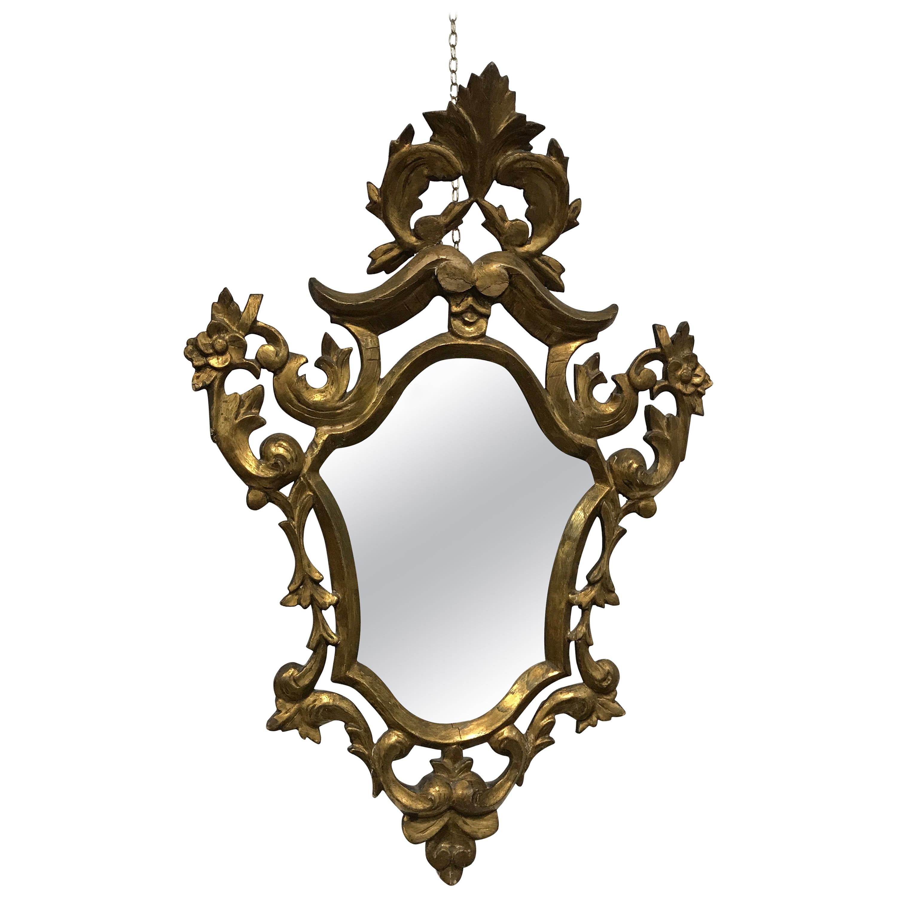 Baroque Style Mirror, France, 19th Century