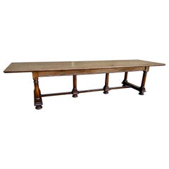 Antique Baroque-Style Refectory Table