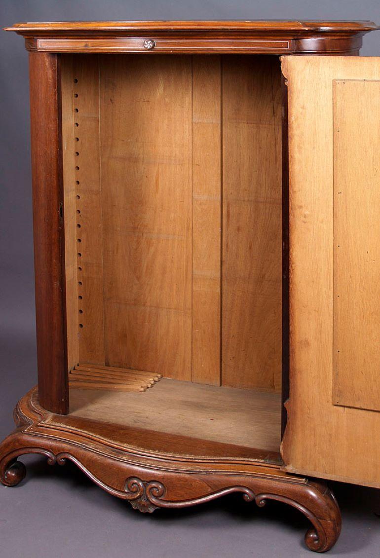 Baroque Style Side Cabinet, Vienna, Late 19th Century For Sale 6