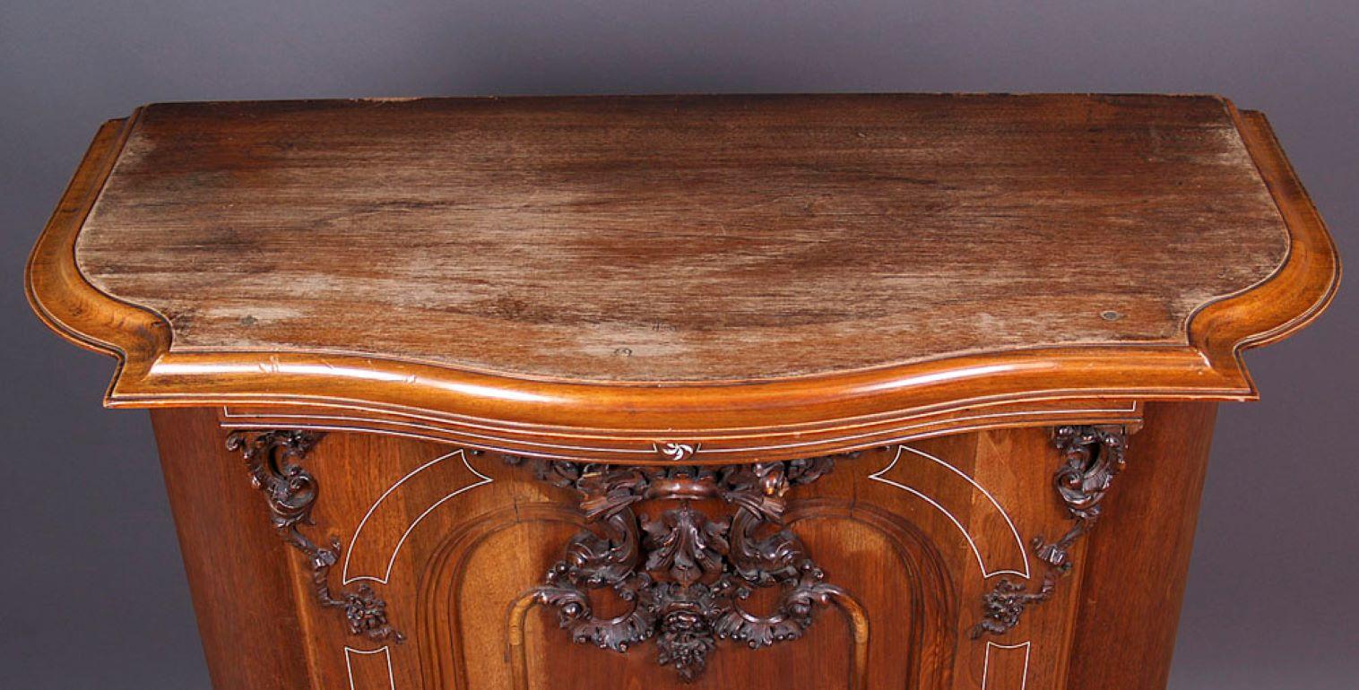 Austrian Baroque Style Side Cabinet, Vienna, Late 19th Century For Sale