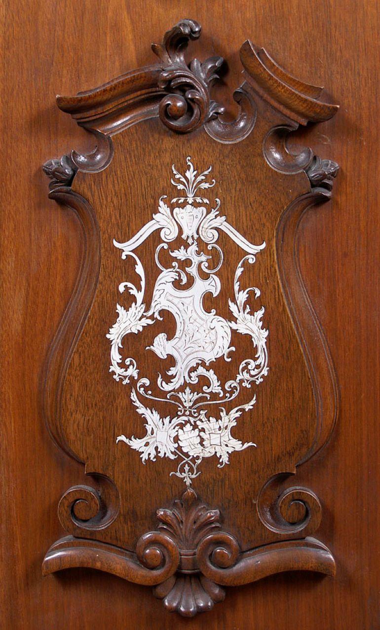Baroque Style Side Cabinet, Vienna, Late 19th Century For Sale 1