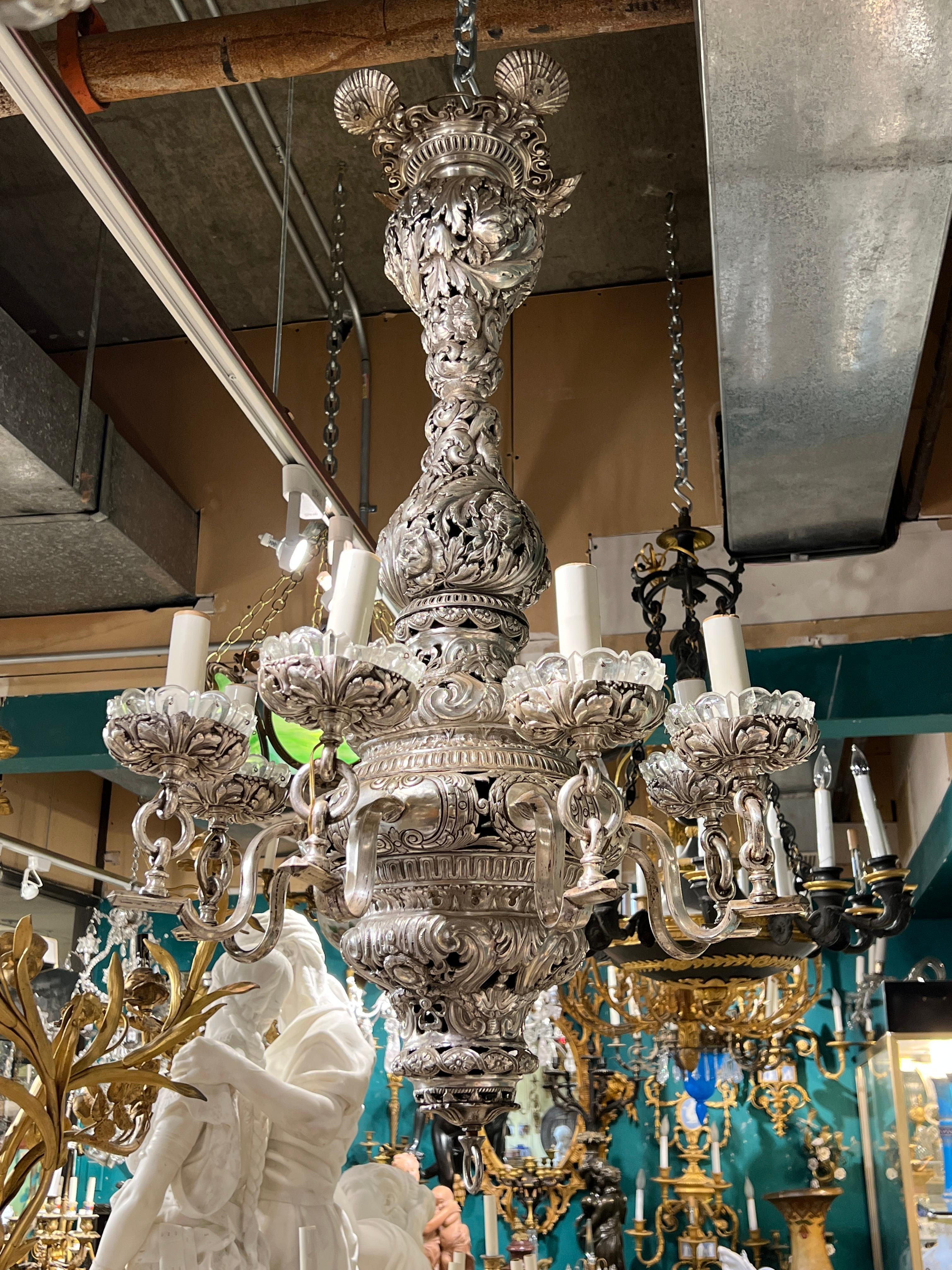 lustre metal argente