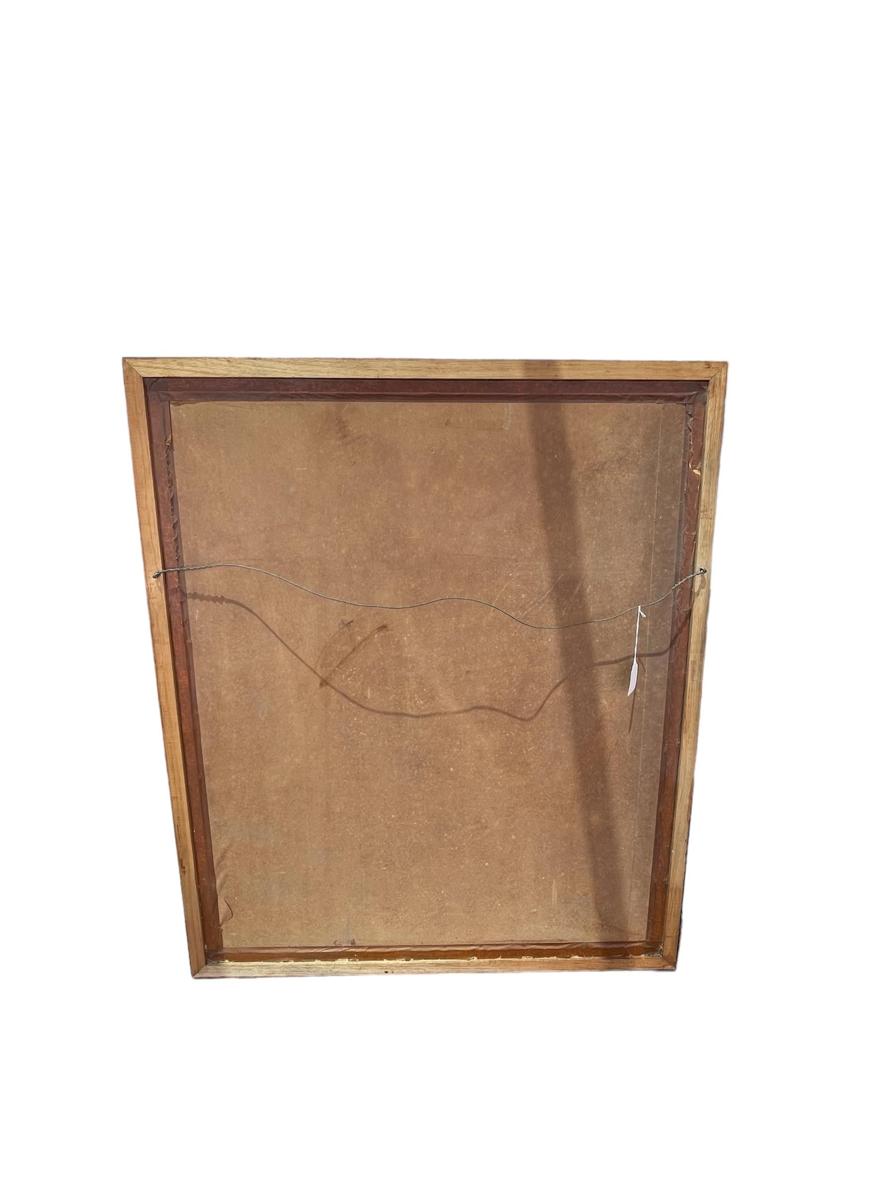 Pintura al Óleo El Buen Pastor con Cordero de Estilo Barroco en venta 3