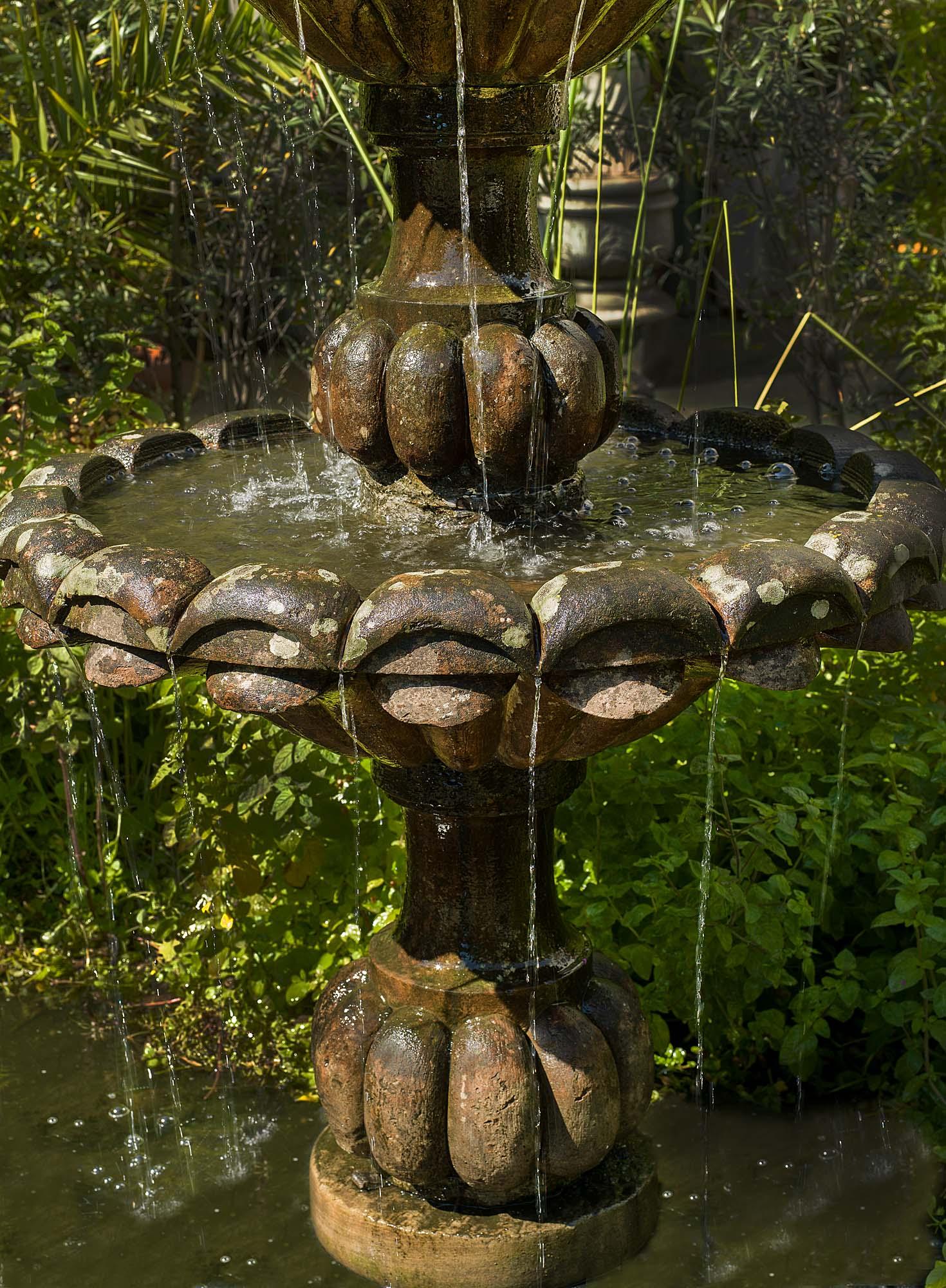 French Baroque Style Three-Tier Garden Fountain