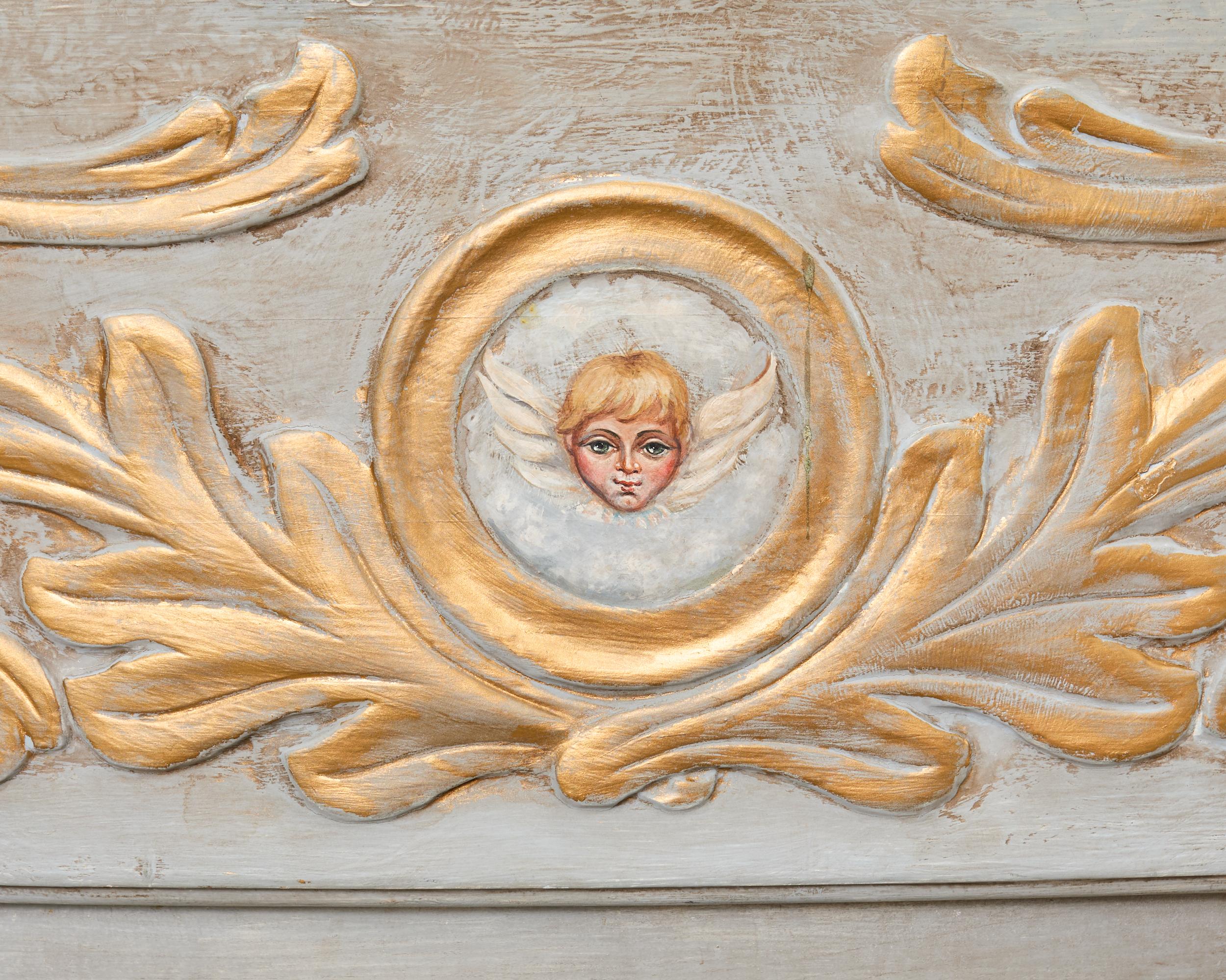 Cassettone laccato veneziano in stile barocco in vendita 6
