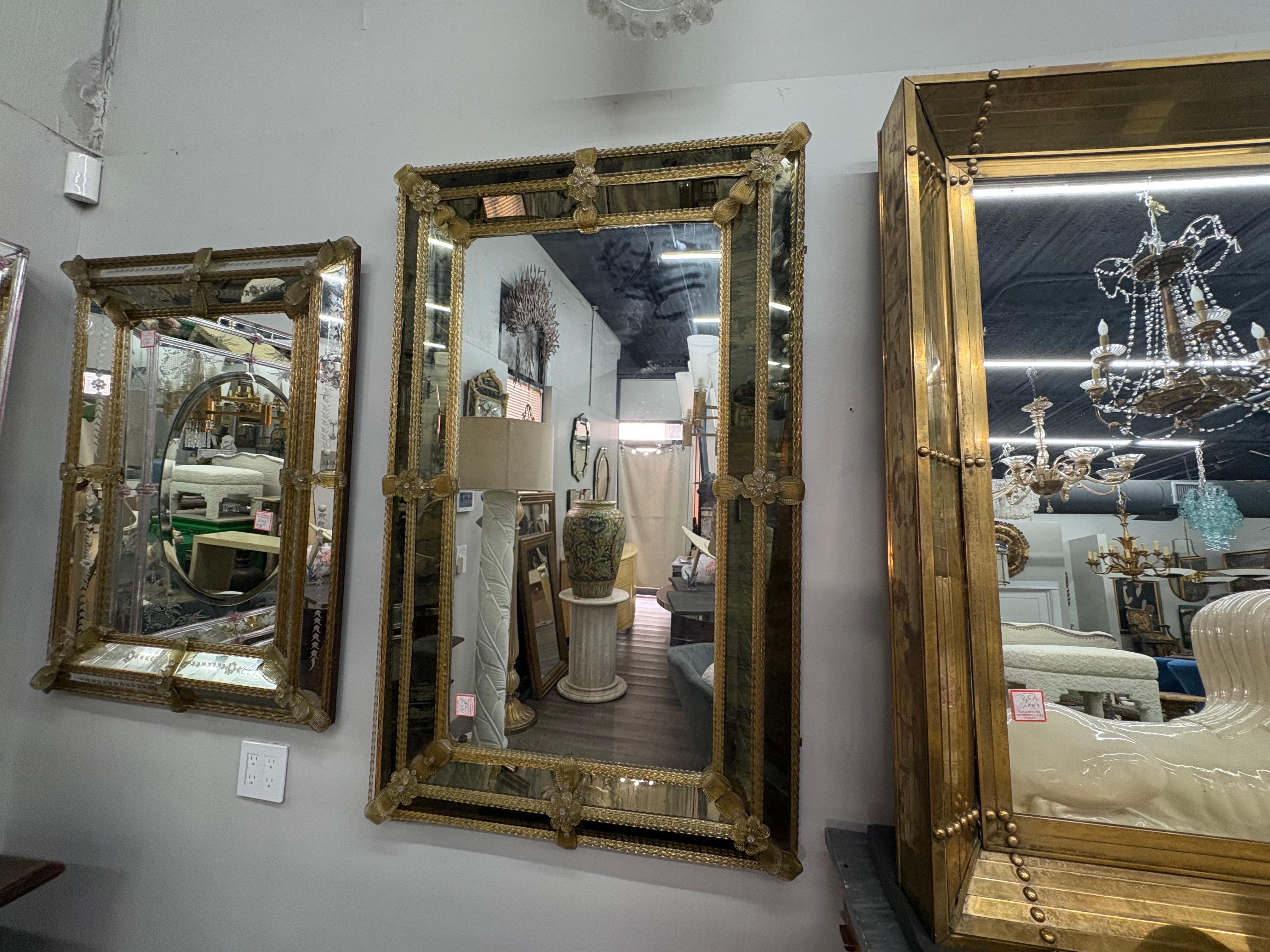 Baroque Style Venetian Mirror en vente 2