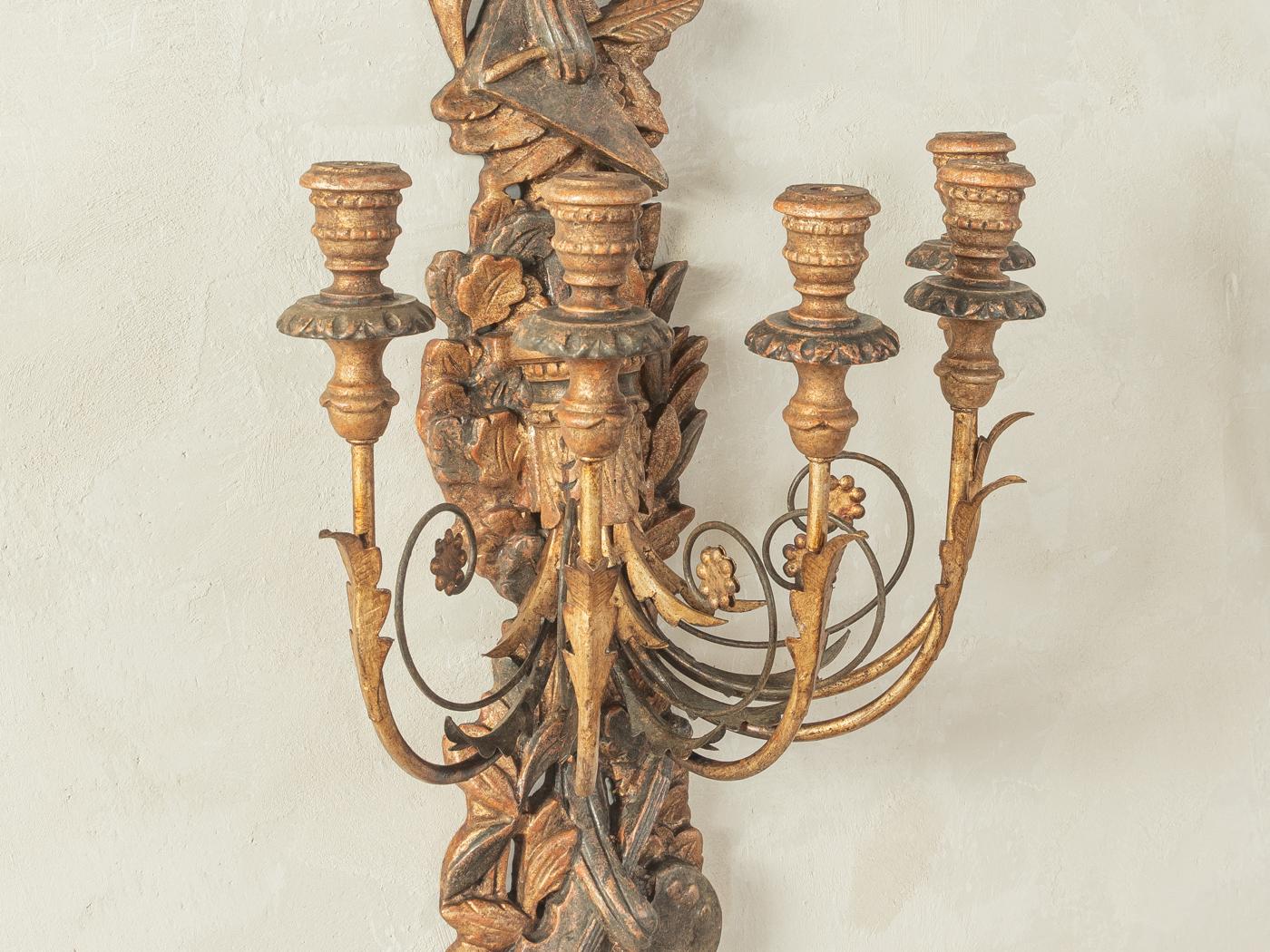 Wandkerzenständer im Barockstil im Zustand „Gut“ im Angebot in Neuss, NW