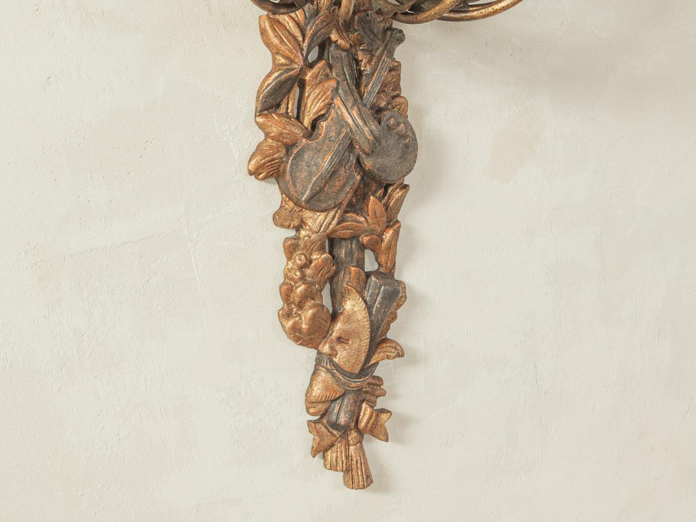 Wandkerzenständer im Barockstil (Mitte des 20. Jahrhunderts) im Angebot