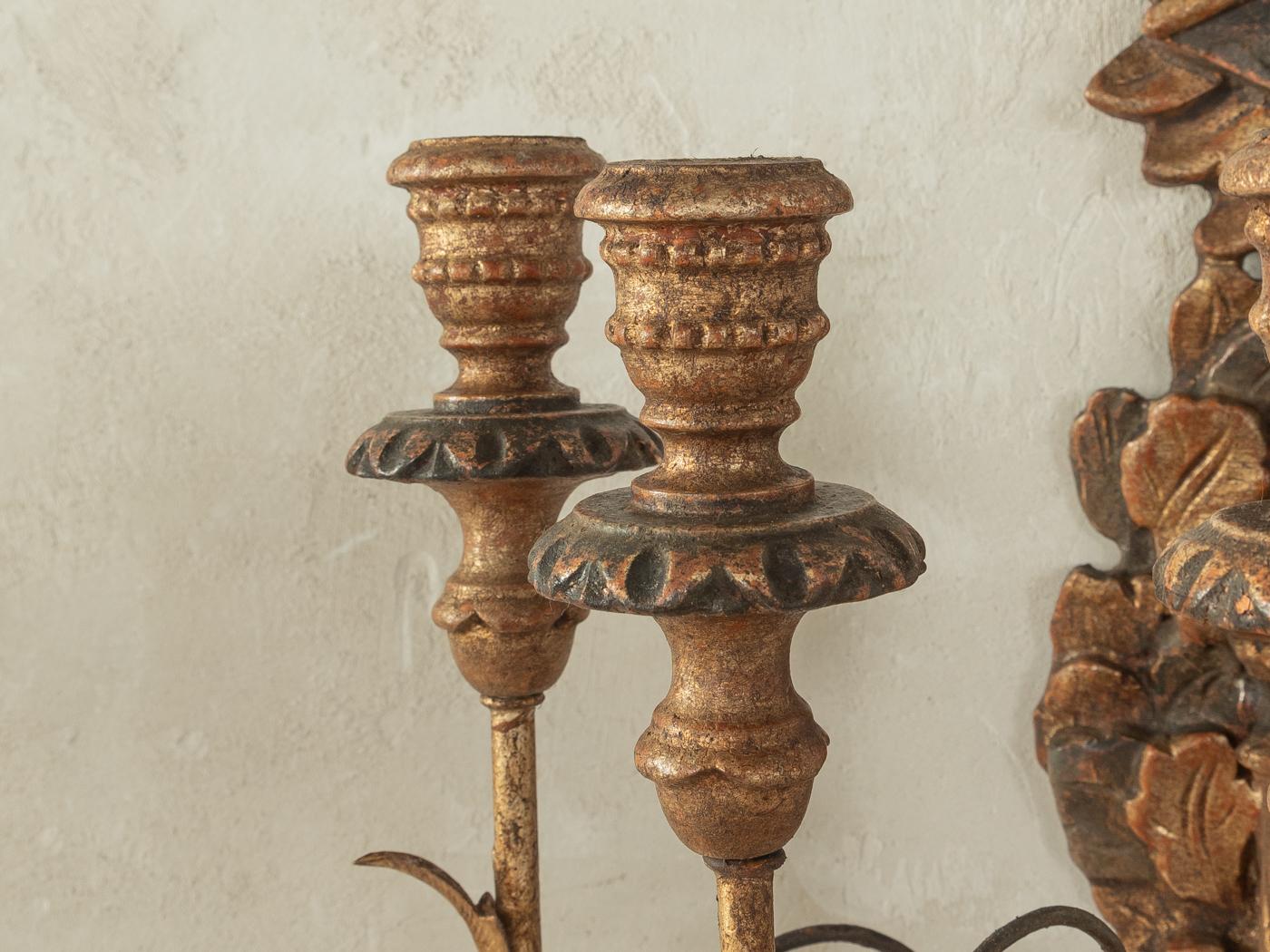 Wandkerzenständer im Barockstil im Angebot 1