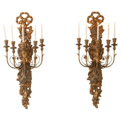 Wandkerzenständer im Barockstil