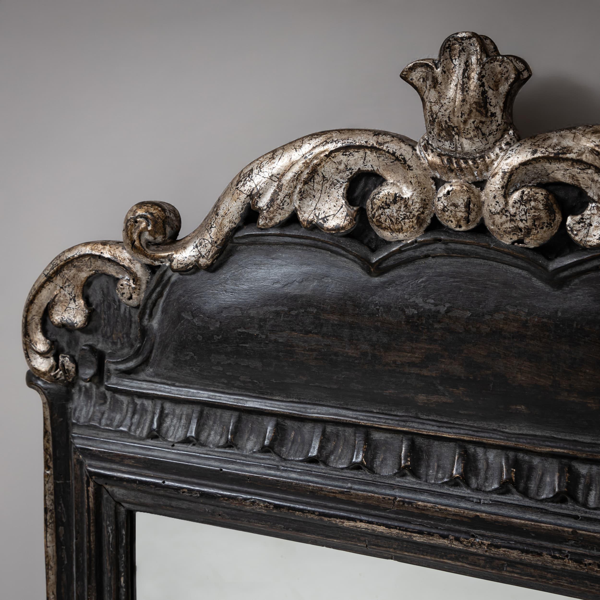 Baroque-Style Wall Mirror, Late 19th / early 20th Century In Good Condition For Sale In Greding, DE