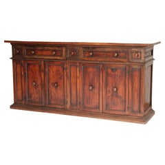 Baroque Style Walnut Credenza