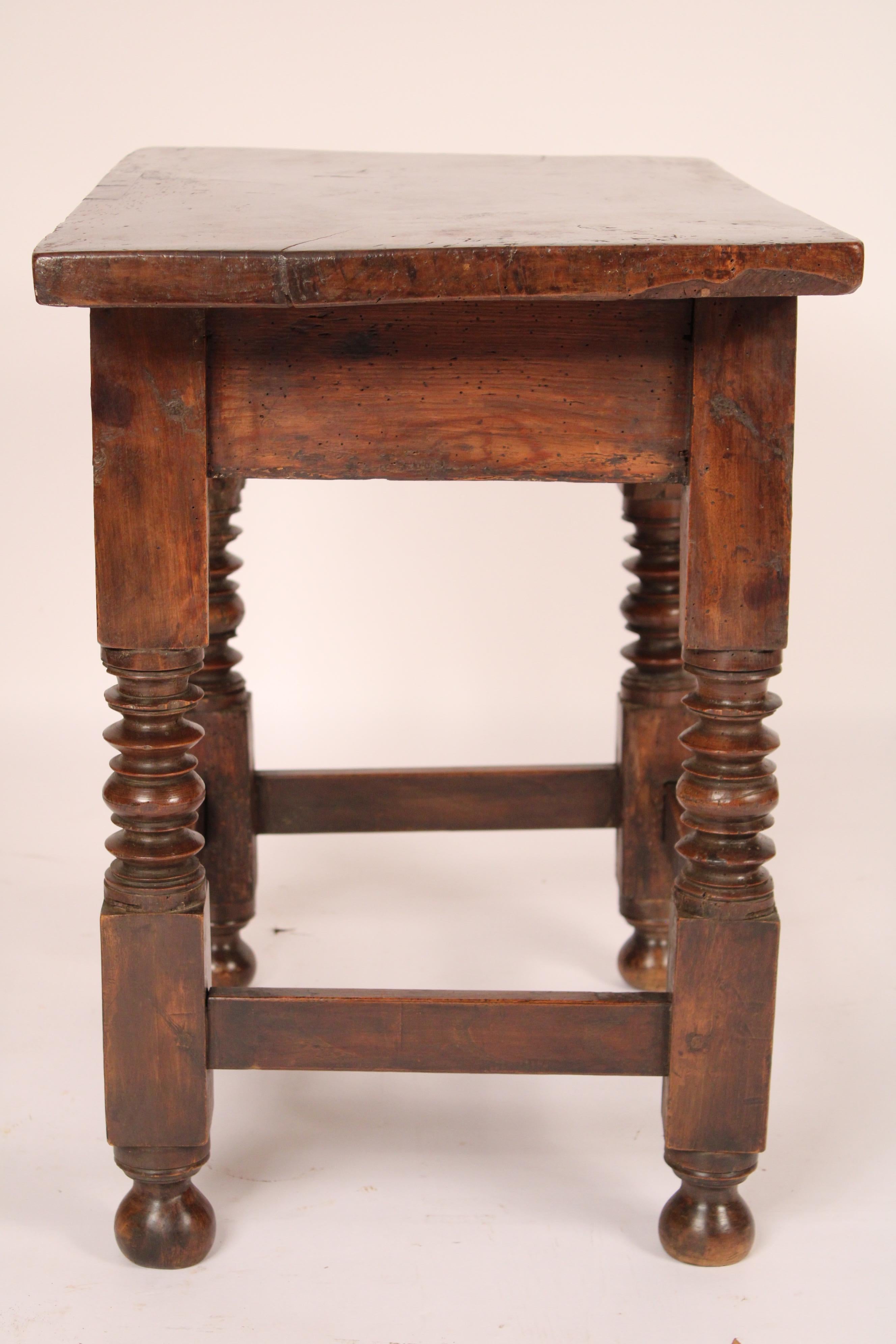 Baroque Style Walnut Occasional Table In Good Condition For Sale In Laguna Beach, CA