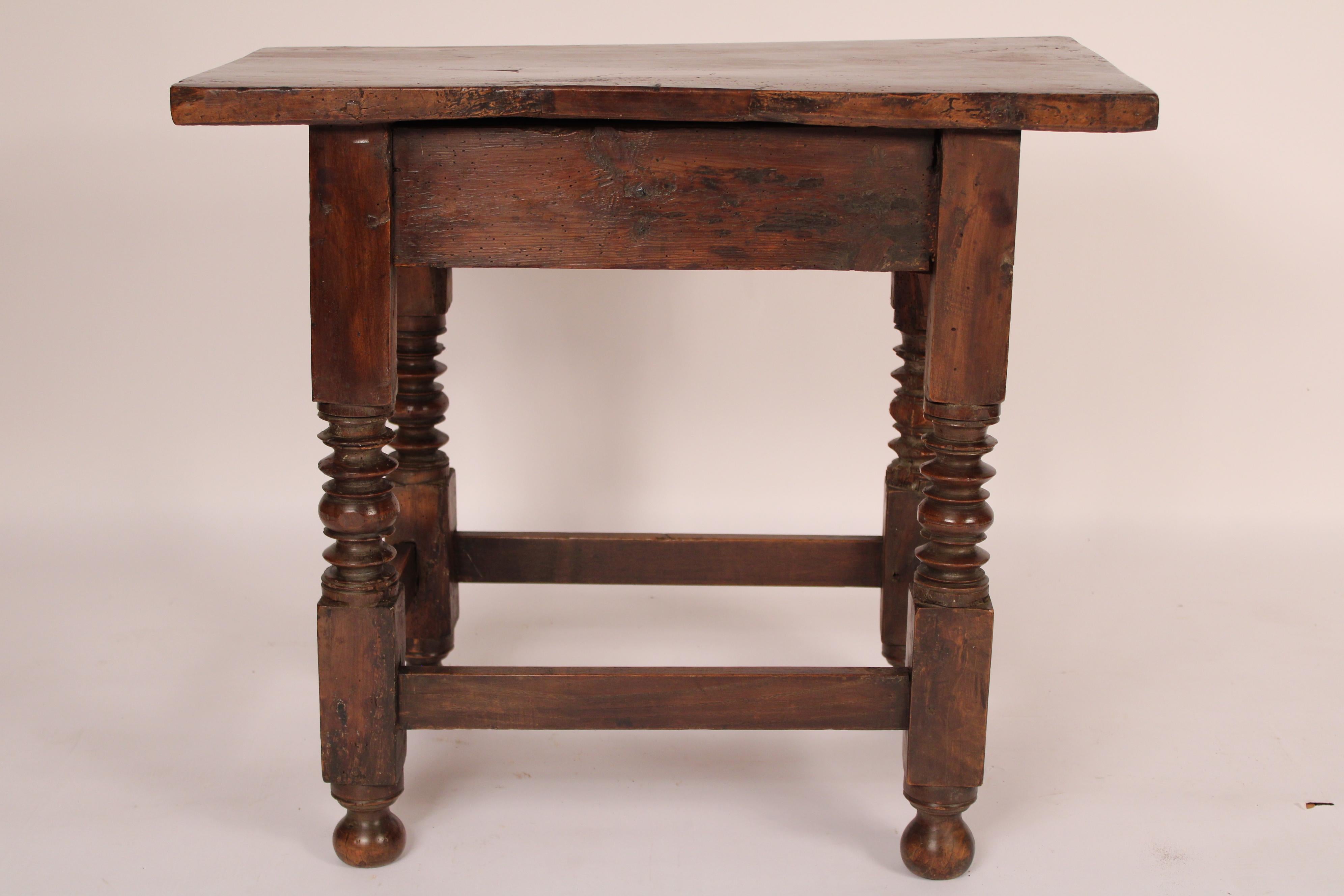 Early 20th Century Baroque Style Walnut Occasional Table For Sale