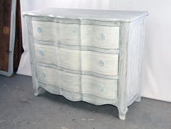 Baroque Style White Washed Commode