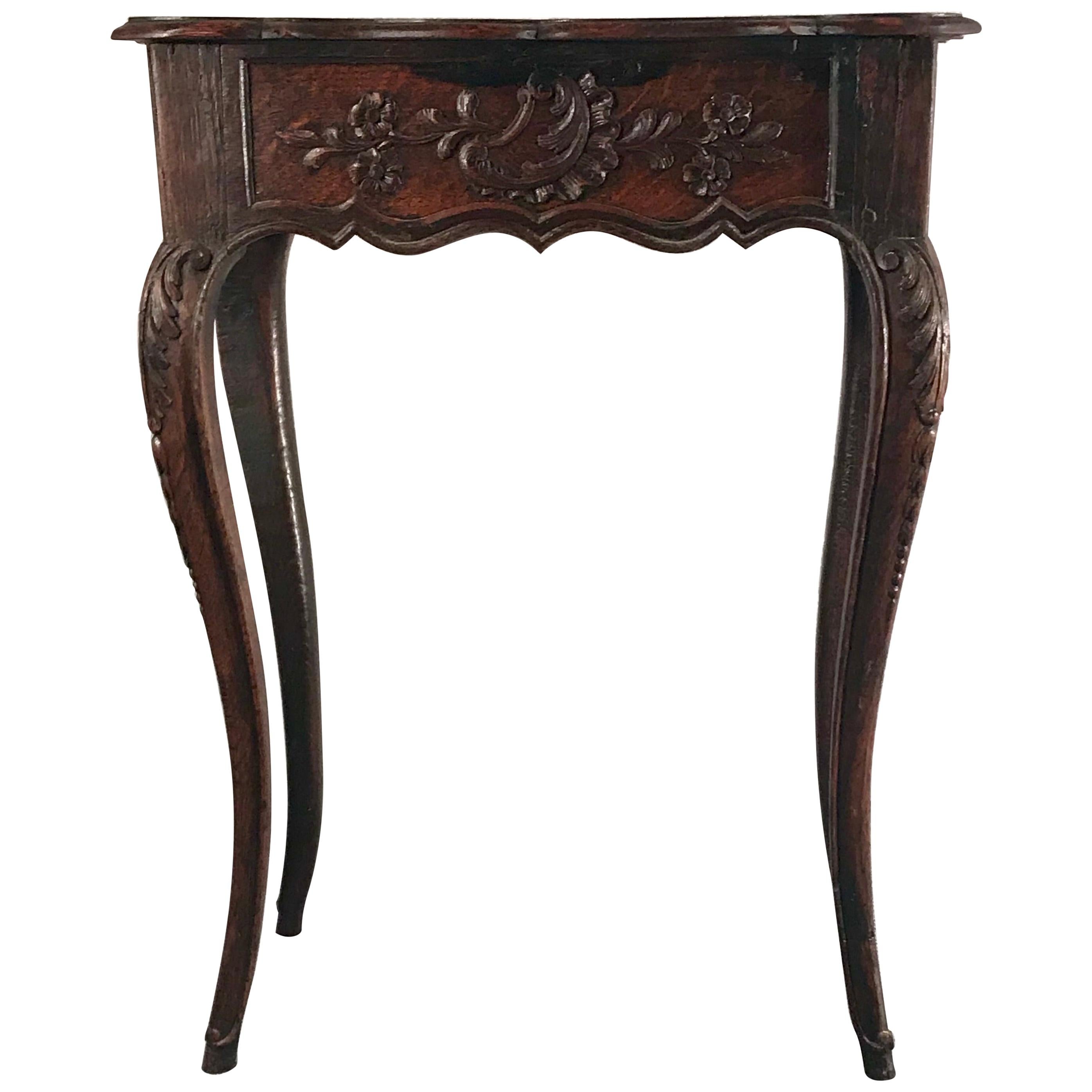 Baroque Table, Aachen Lüttich Region 18th Century, Oakwood