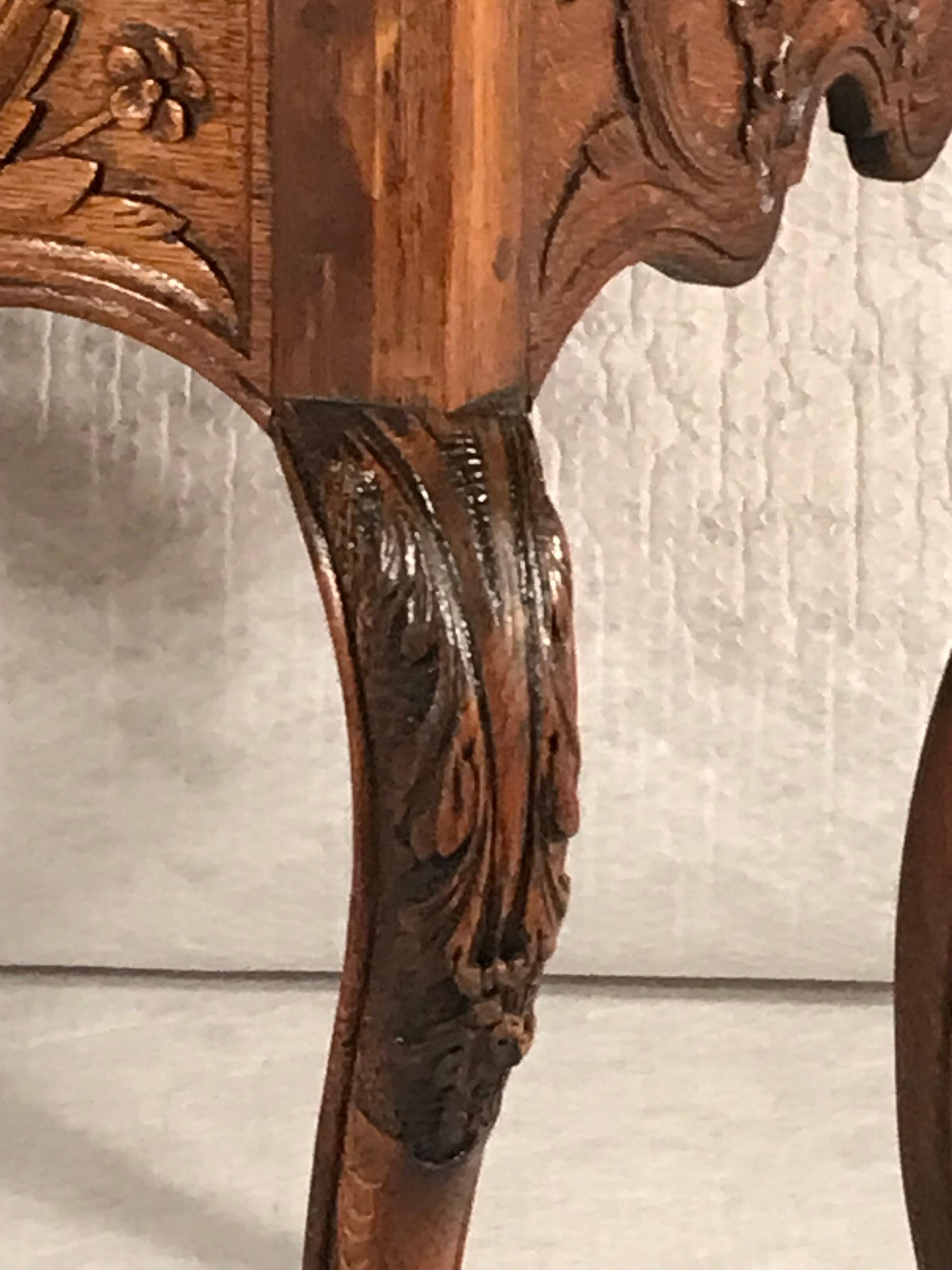 Original Baroque Table, Flanders 1750, Oak For Sale 2