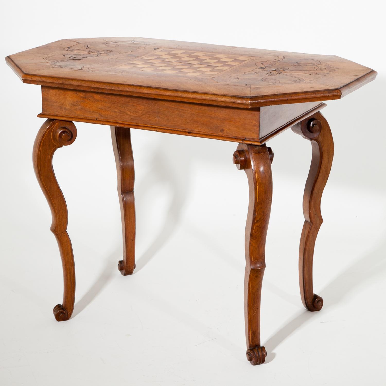 Walnut Baroque Table, Late 18th-Early 19th Century