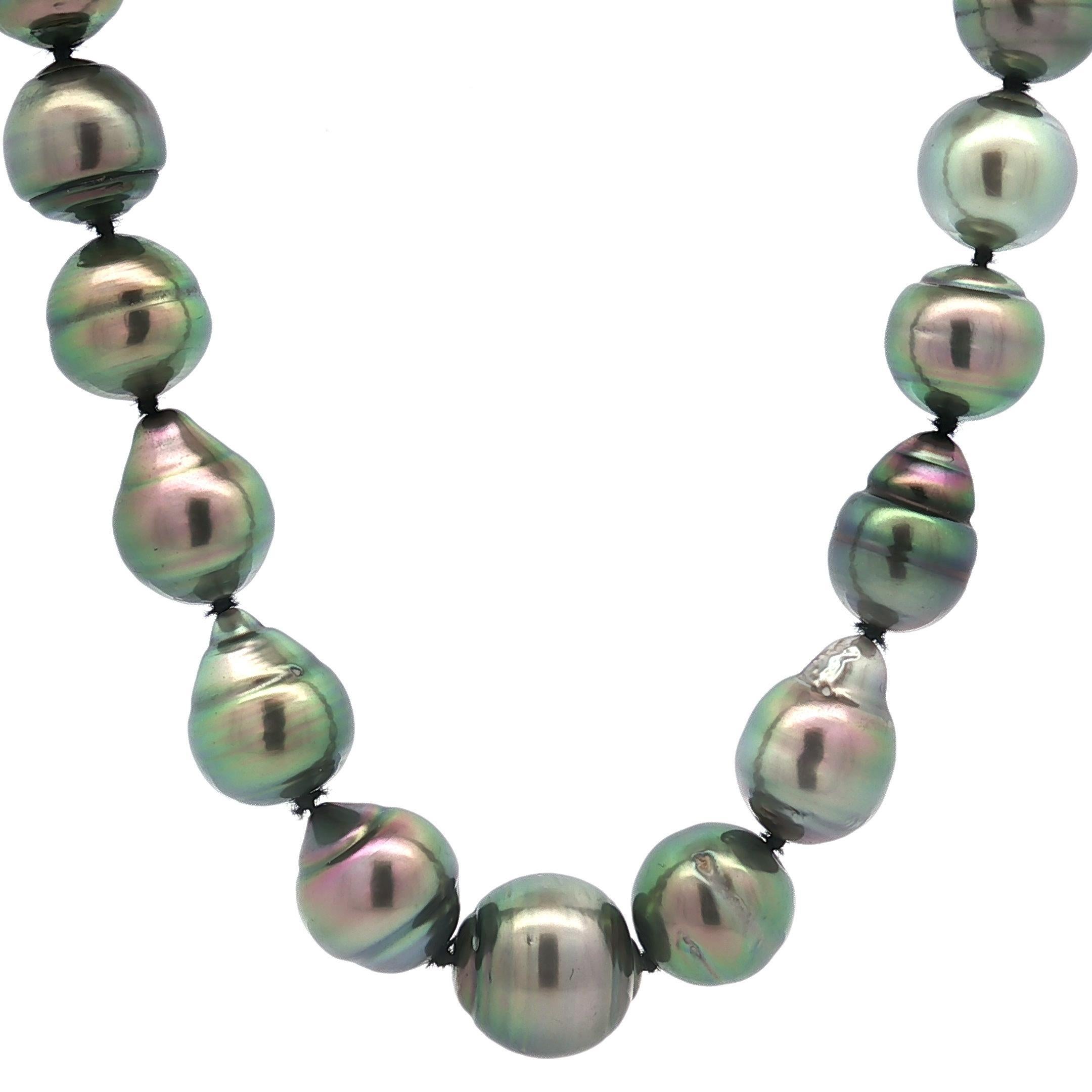 Collana barocca di perle di Tahiti da 15