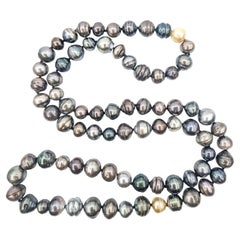 Baroque Tahitian Pearl Endless Strand Necklace