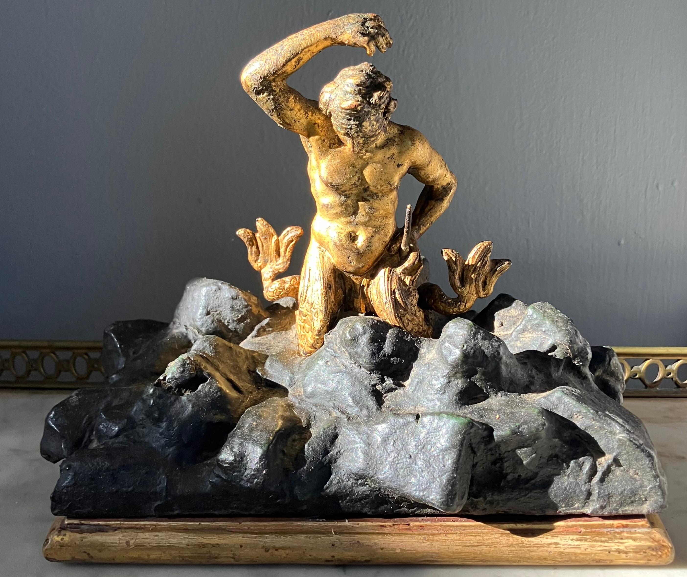 Escultura barroca Tritón en venta 3