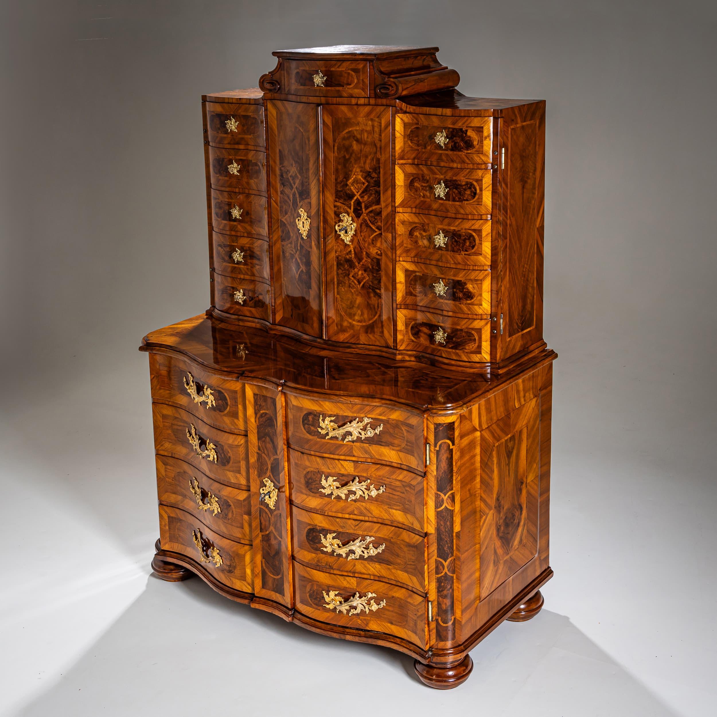 Gabinetto barocco trompe-l'Œil, Germania meridionale, metà del XVIII secolo in vendita 7