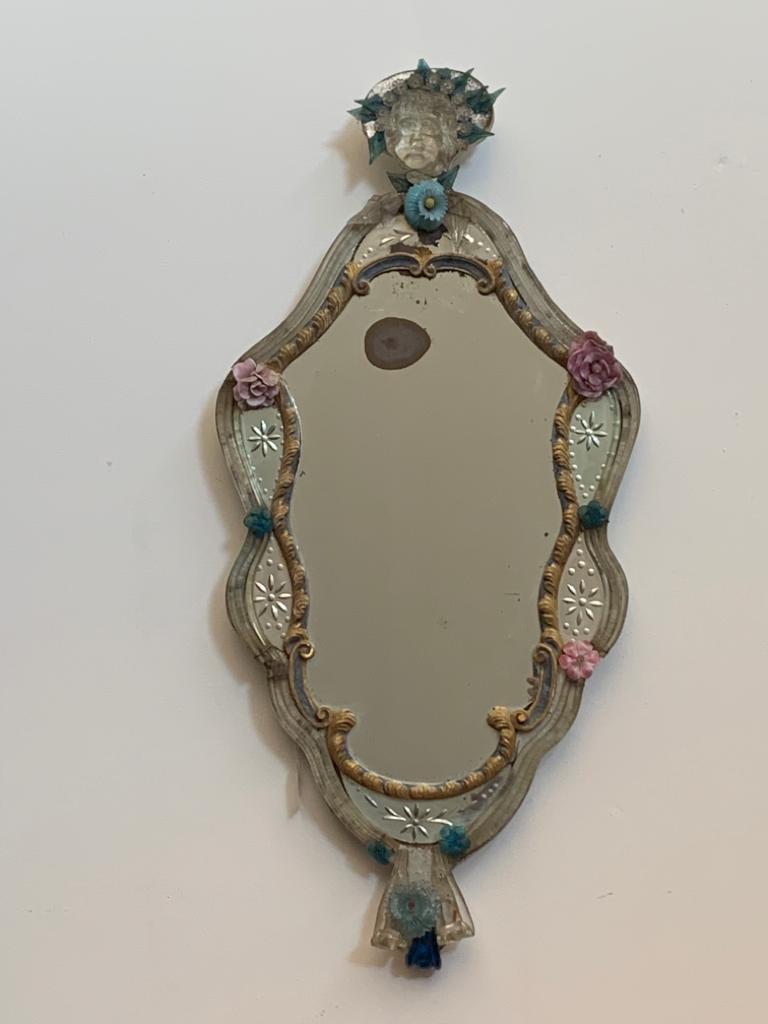 Italian Baroque Venetian Mirrors, 1700s, Set of 2 For Sale