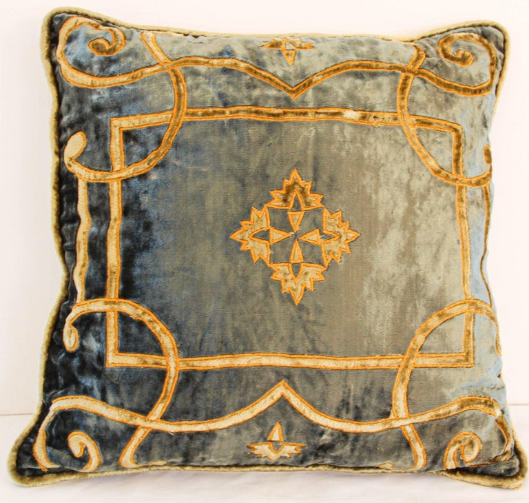 Gold and red pillows top