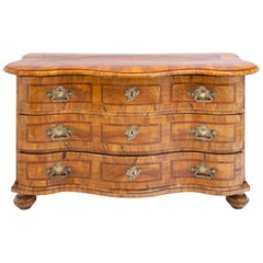 Baroque Walnut Chest of Drawers, Germany, 18th Century
