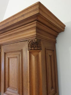 Baroque Wardrobe, Germnay 18th Century, Oak